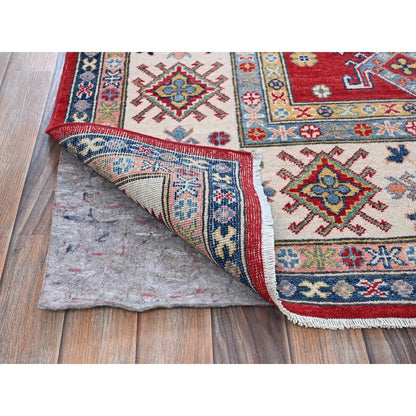 Kazak Wool Hand Knotted Rug Red 8.2x10.2 -O0518