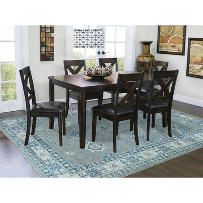 Kazak Wool Hand Knotted Rug Grey Ivory 5.9X8.9 -O052008