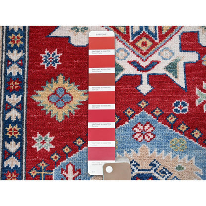 Kazak Wool Hand Knotted Rug Red 8.2x9.8 -O0522
