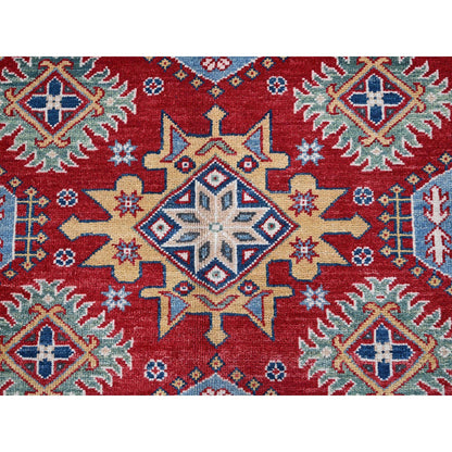 Kazak Wool Hand Knotted Rug Red 8.2x9.8 -O0522