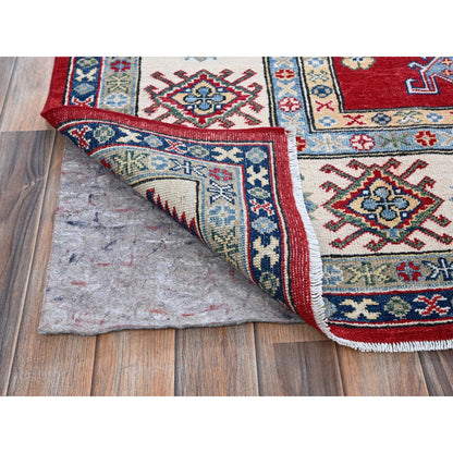 Kazak Wool Hand Knotted Rug Red 8.2x9.9 -O0523