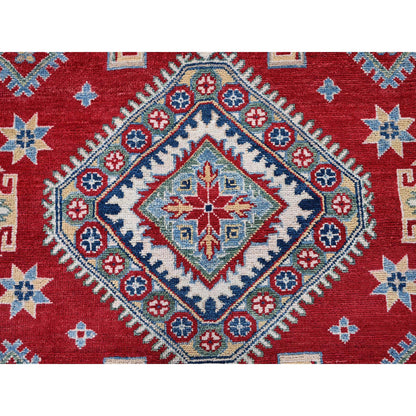 Kazak Wool Hand Knotted Rug Red 8.2x9.9 -O0523