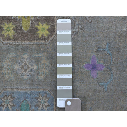 Kazak Wool Hand Knotted Rug Grey No Border 5.0X6.6 -O052451