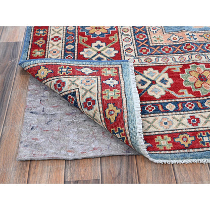 Kazak Wool Hand Knotted Rug Blue 8.9x12.1 -O0525