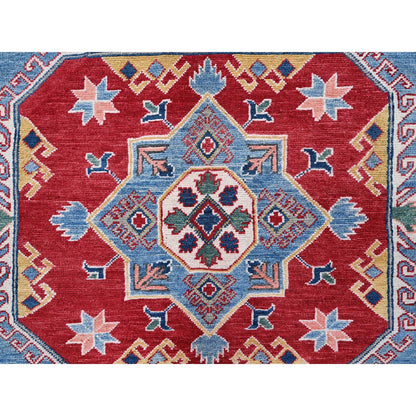 Kazak Wool Hand Knotted Rug Blue 8.10x11.8 -O0527