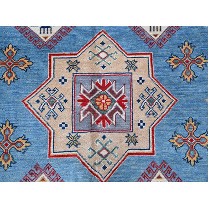 Kazak Wool Hand Knotted Rug Blue 9.9x14.0 -O0528
