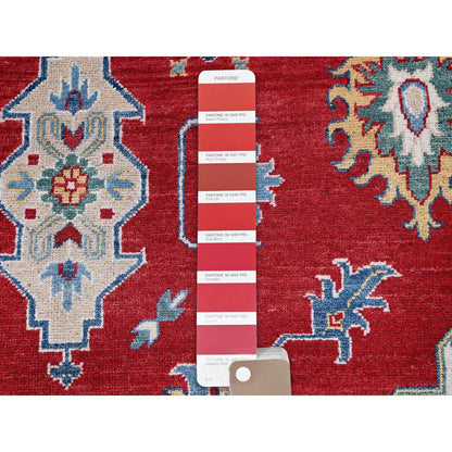 Kazak Wool Hand Knotted Rug Red 9.9x13.11 -O0529