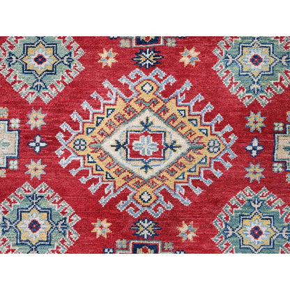 Kazak Wool Hand Knotted Rug Red 7.10x9.11 -O0530