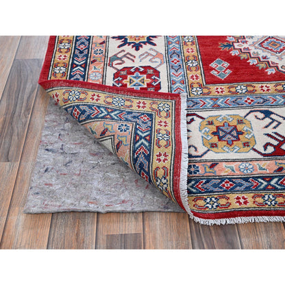 Kazak Wool Hand Knotted Rug Red 8.0x11.3 -O0532