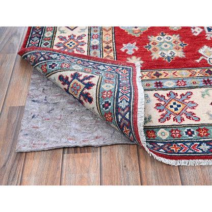 Kazak Wool Hand Knotted Rug Red 5.10x8.8 -O0534