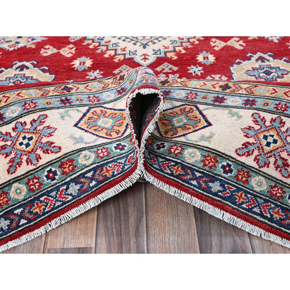 Kazak Wool Hand Knotted Rug Red 5.10x8.8 -O0534
