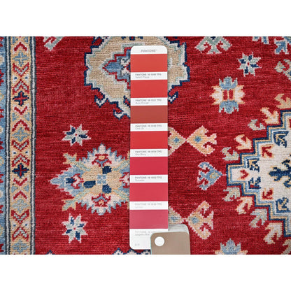 Kazak Wool Hand Knotted Rug Red 5.10x8.8 -O0534