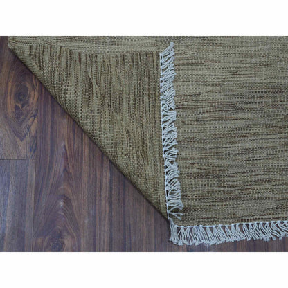 Flat Weave Wool Hand Woven Rug Grey Starfish 2.3X6.4 -O054251