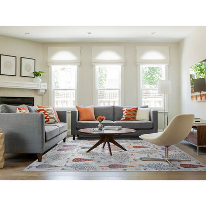 Transitional Wool Hand Knotted Rug Grey Feather Gray 11.7X14.8 -O054281
