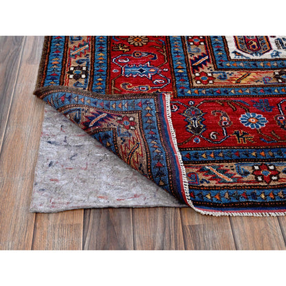 Kazak Wool Hand Knotted Rug Red 9.1x12.3 -O0546