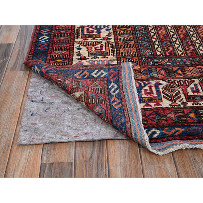 Kazak Wool Hand Knotted Rug Blue 9.5x12.1 -O0547