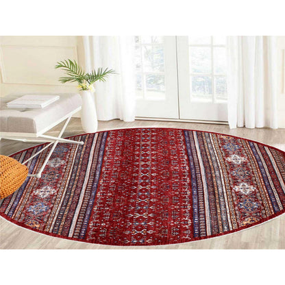 Kazak Wool Hand Knotted Rug Red No Border 9.7X9.7 -O054958