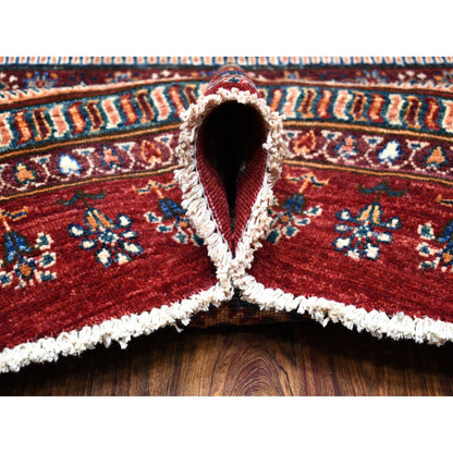 Kazak Wool Hand Knotted Rug Red No Border 9.7X9.7 -O054958