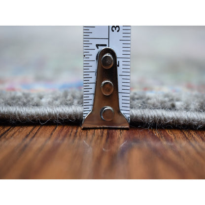 Transitional Wool Hand Knotted Rug Grey No Border 6.0X8.10 -O055105