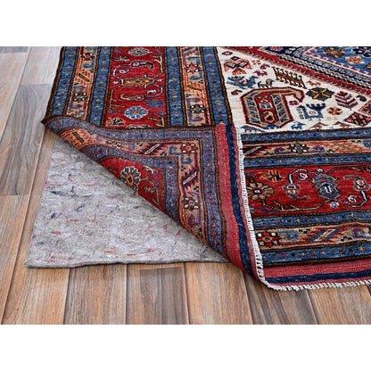 Kazak Wool Hand Knotted Rug Red 8.3x9.11 -O0556