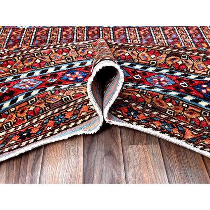 Kazak Wool Hand Knotted Rug Ivory 8.6x10.8 -O0559