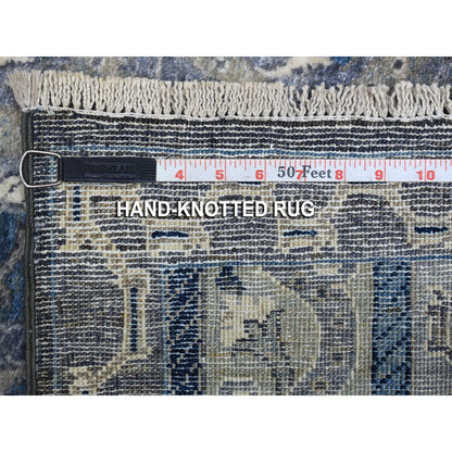 Kazak Wool Hand Knotted Rug Grey No Border 2.6X9.7 -O056517