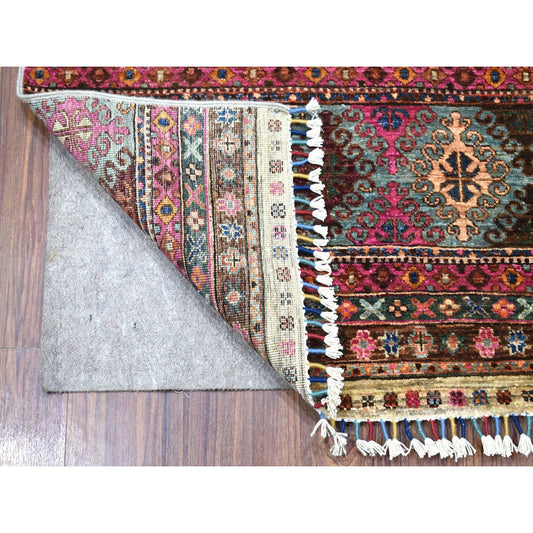 Kazak Wool Hand Knotted Rug Beige No Border 2.9X7.10 -O056807