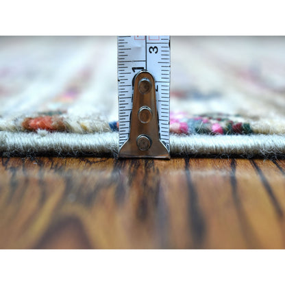 Kazak Wool Hand Knotted Rug Beige No Border 2.9X7.10 -O056807