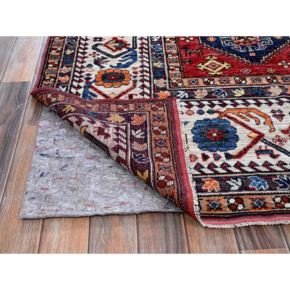 Kazak Wool Hand Knotted Rug Blue 9.3x11.7 -O0568