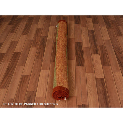 Flat Weave Wool Hand Woven Rug Red No Border  4.9X8.0 -O057500