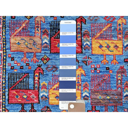 Kazak Wool Hand Knotted Rug Multicolored 6.2x8.3 -O0578