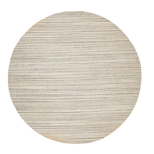 Modern and Contemporary Wool Hand Loomed Rug Beige No Border 10.2X10.2 -O058378
