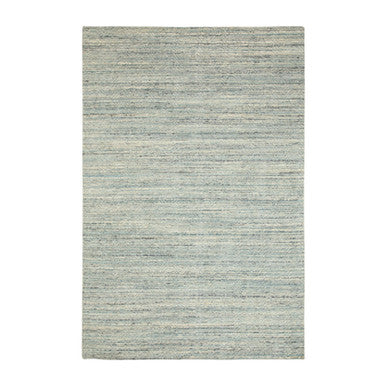 Modern and Contemporary Wool Hand Loomed Rug Green No Border 6.0X9.0 -O058391