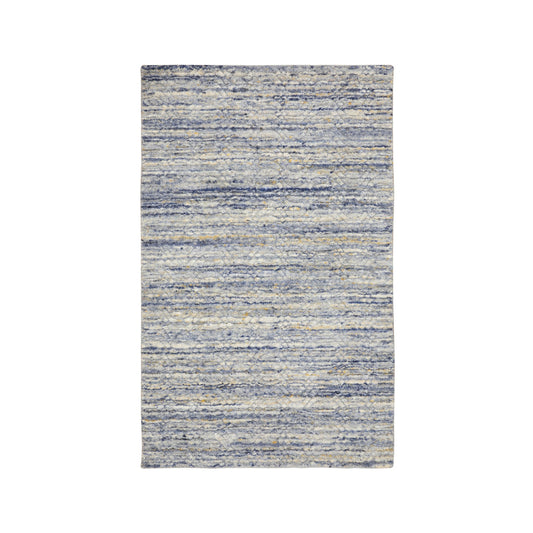 Modern and Contemporary Wool Hand Loomed Rug Grey No Border 3.0X5.0 -O058395