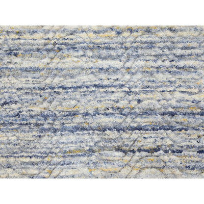 Modern and Contemporary Wool Hand Loomed Rug Grey No Border 2.6X11.9 -O058403
