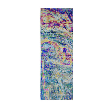 Modern and Contemporary Wool & Sari Silk Hand Knotted Rug Yellow No Border 2.10X8.2 -O059239