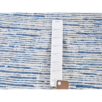 Wool and Silk Wool Hand Knotted Rug Blue No Border 2.0X3.0 -O059542