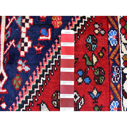 Persian Wool Hand Knotted Rug Red Ivory 3.6X4.9 -O059626