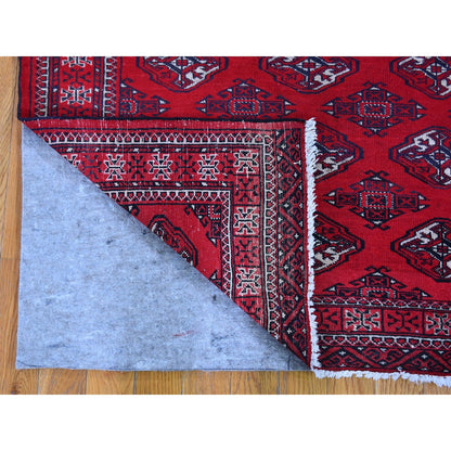 Persian Wool Hand Knotted Rug Red High Risk Red 3.6X5.0 -O059669