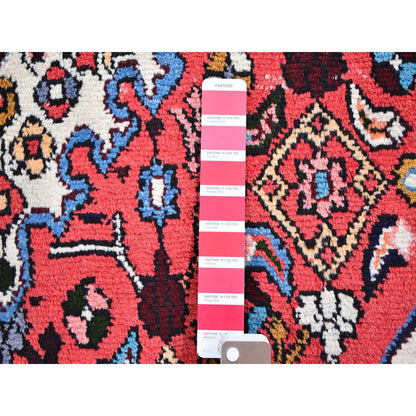 Persian Wool Hand Knotted Rug Red Ivory 3.4X5.3 -O059692