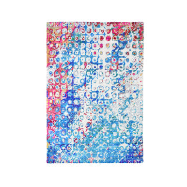 Transitional Wool & Silk Hand Knotted Rug Blue No Border 4.0X6.0 -O059719