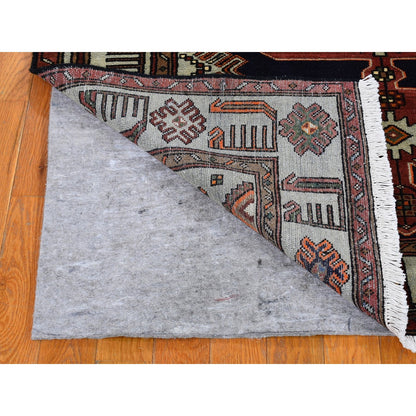 Persian Wool Hand Knotted Rug Blue Light Gray 4.3X6.4 -O059794
