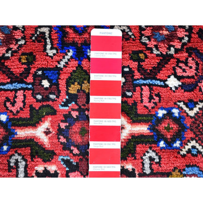 Persian Wool Hand Knotted Rug Red Ivory 3.6X5.1 -O059848