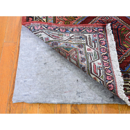 Persian Wool Hand Knotted Rug Red Ivory 3.8X6.5 -O059851