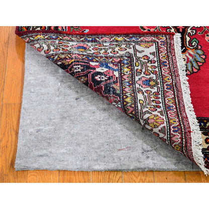 Persian Wool Hand Knotted Rug Pink Ivory 3.4X5.6 -O059859