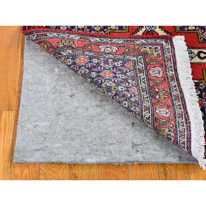 Persian Wool Hand Knotted Rug Red Poinsettia 3.0X9.9 -O059861