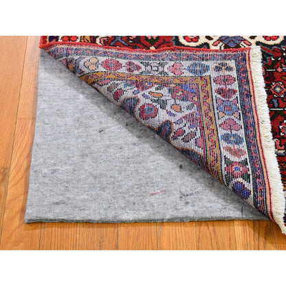 Persian Wool Hand Knotted Rug Red Ivory 3.4X4.9 -O059883
