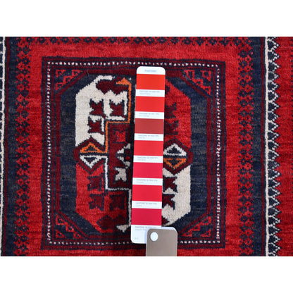 Persian Wool Hand Knotted Rug Red Goji Berry 3.5X6.1 -O059885