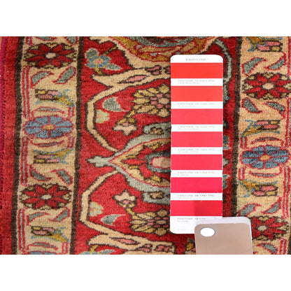 Persian Wool Hand Knotted Rug Red High Risk Red 4.9X7.0 -O059892