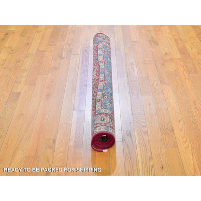 Persian Wool Hand Knotted Rug Red High Risk Red 4.9X7.0 -O059892